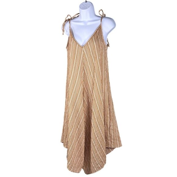 CCK Style Womens M Drop Crotch Wide Leg Harem Style Romper Sleeveless Adj Strap - Picture 7 of 14